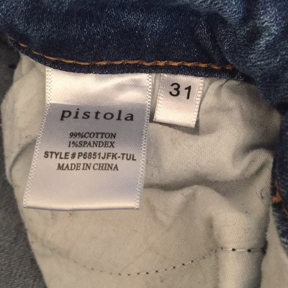 Pistola distressed blue jeans size 31 - Picture 5 of 9